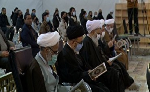 مراسم اربعین ارتحال آیت الله یزدی در حرم حضرت معصومه (س) برگزار شد
