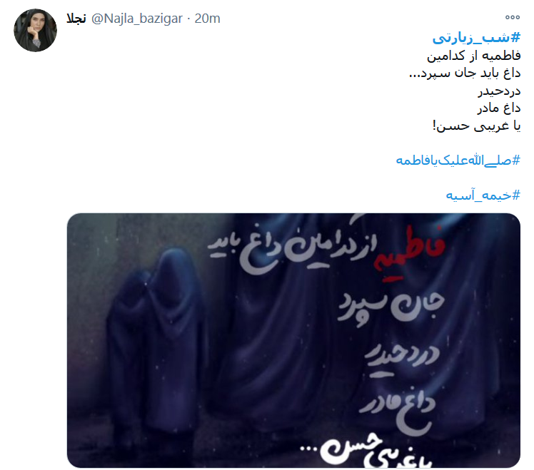 مادرت آمده با ذکر &laquo;بُنَیَّ قَتَلوکْ&raquo; / عطر سیب حرمت، جلوه&zwnj; زهراست حسین(ع)