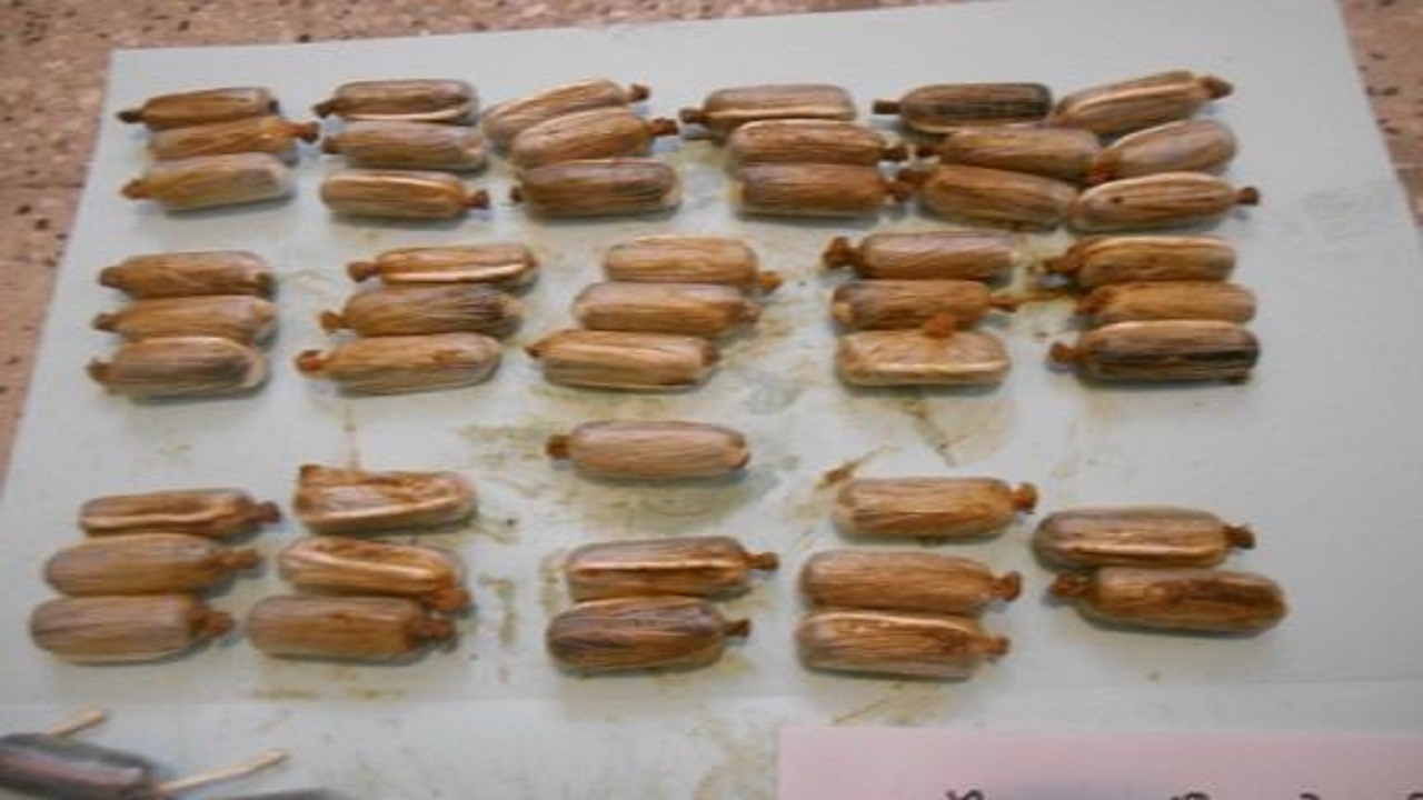 کشف مواد مخدر از معده سوداگر مرگ در سرخس
