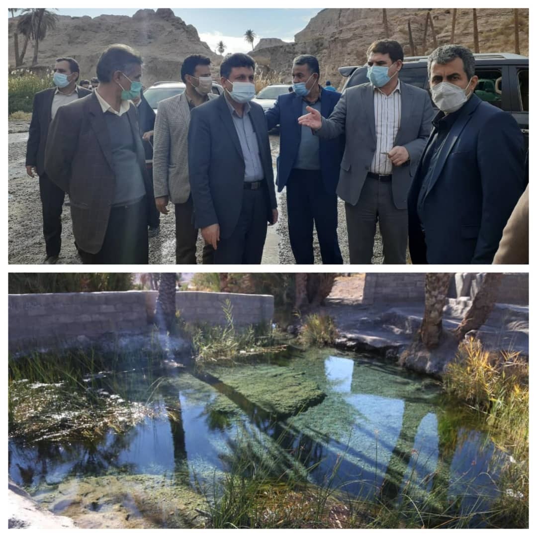 بازدید استاندار کرمان از روستای حرمک و نسک 