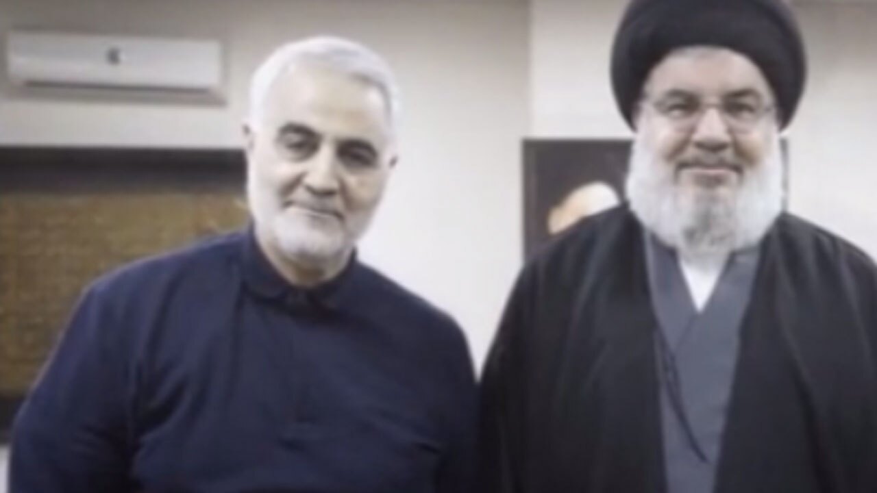 تصاویر منتشر نشده از آخرین دیدار سید حسن نصرالله و شهید سلیمانی، ۴۸ ساعت پیش از شهادت حاج قاسم