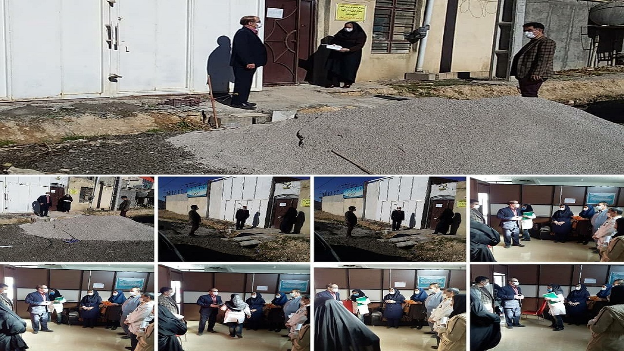 بازدید از مرکز بیماران روانی آوای زندگی در سطح شهر ایلام