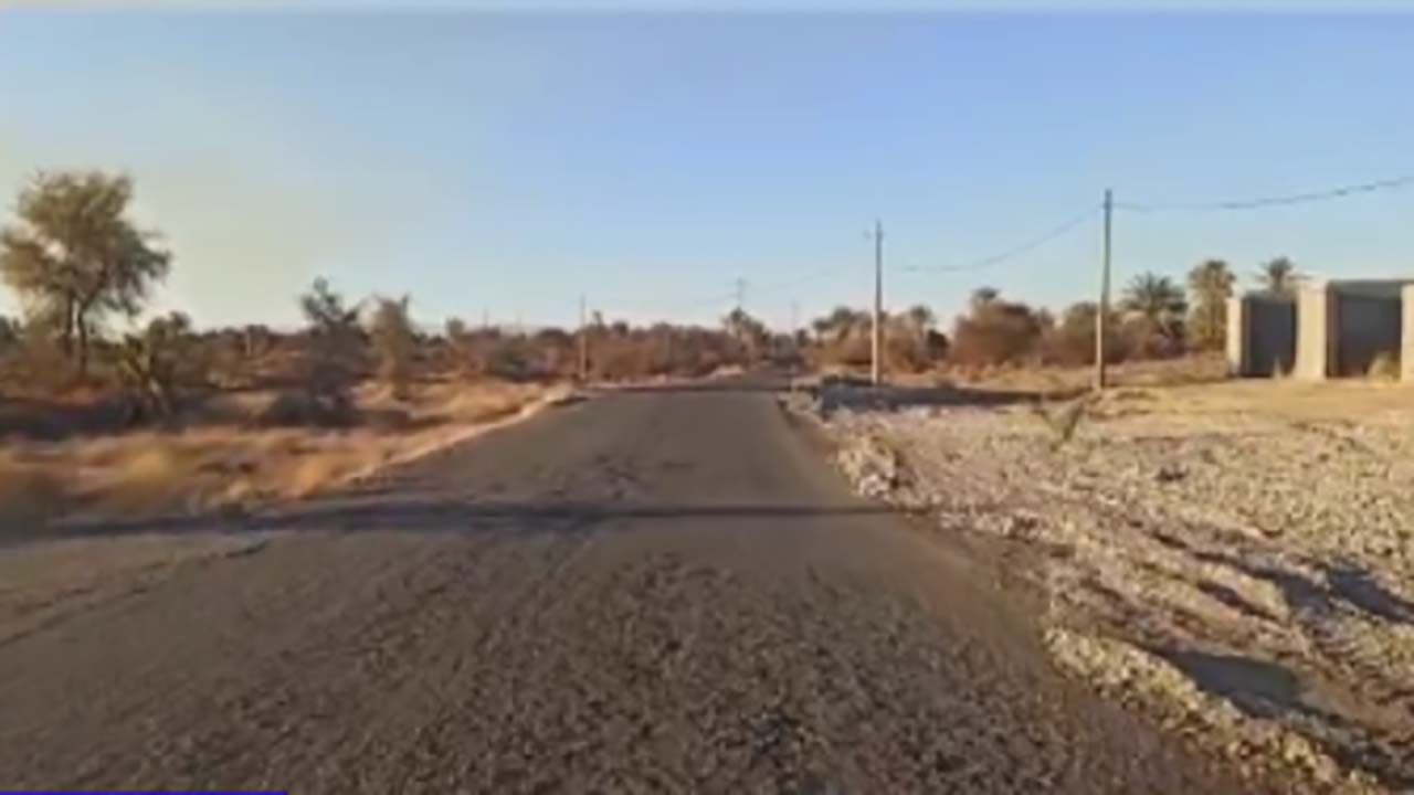 وضع نامناسب جاده روستایی در رودان + فیلم
