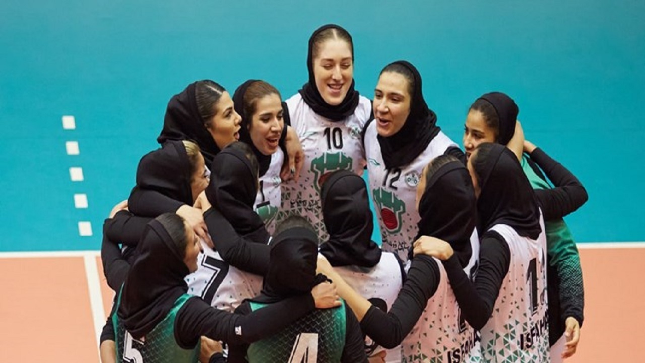 پیروزی راحت بانوان تیم والیبال ذوب آهن مقابل شهرداری