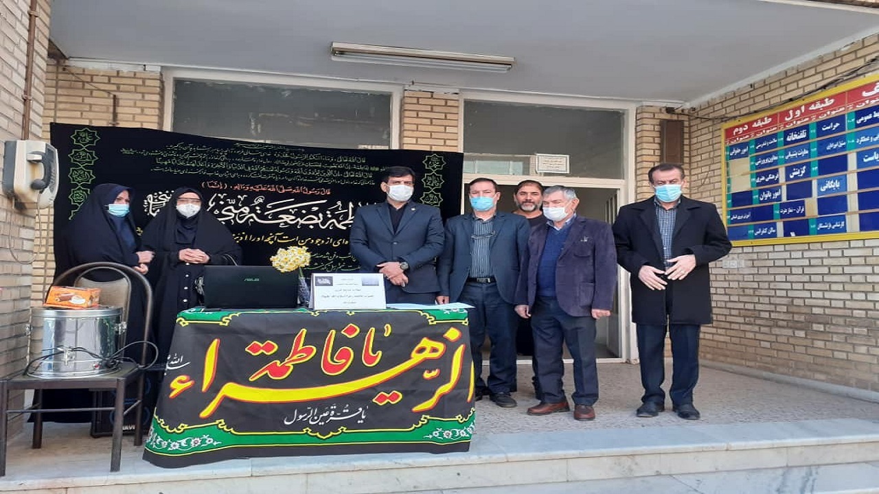 مراسم گرامیداشت ایام فاطمیه در ناحیه یک اهواز برگزار شد