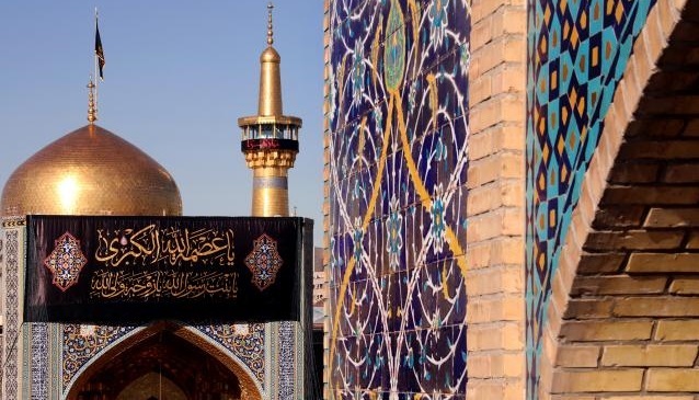 حرم رضوی عزادار بانوی دوعالم 