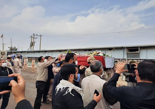 پیکر پاک ۵۵ شهید تازه تفحص شده وارد کشور شد