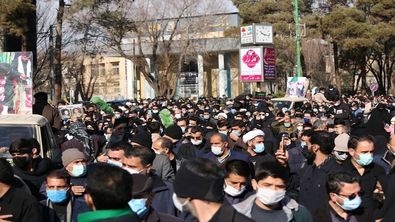 مراسم تشییع ۴ شهید دفاع مقدس در اصفهان برگزار شد