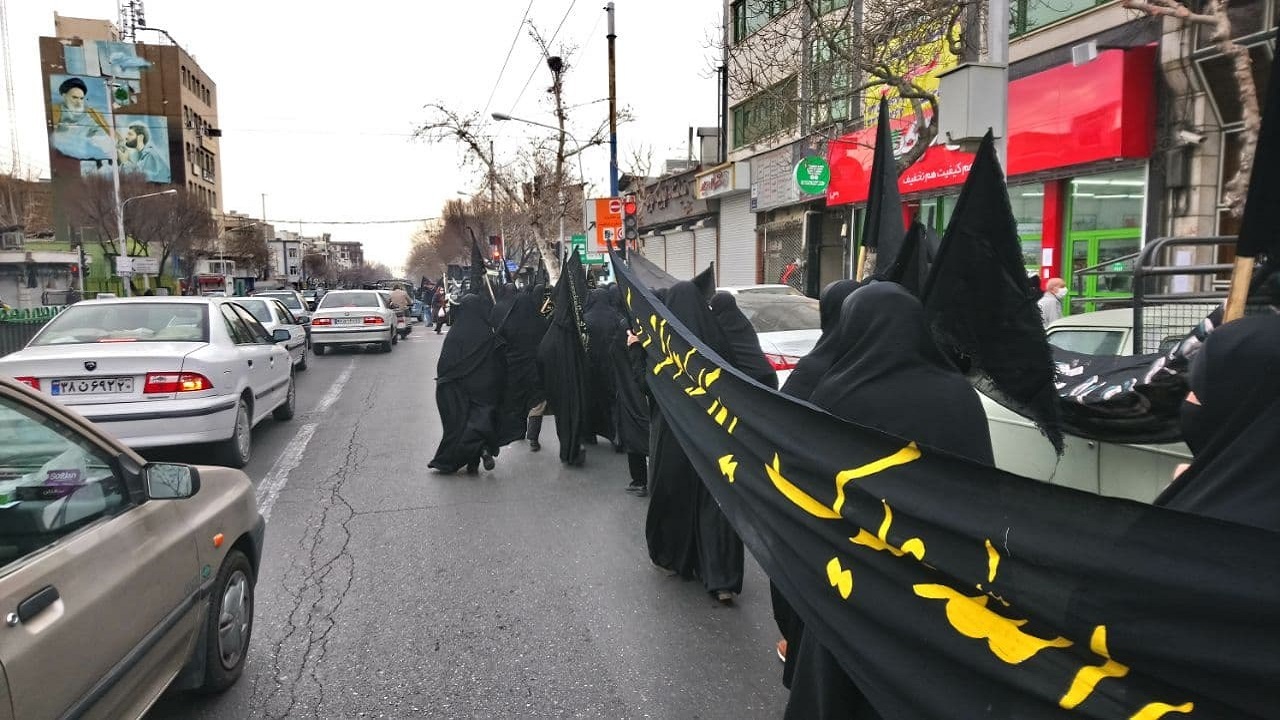 شور فاطمی در خیابان های شهر طنین انداز شد