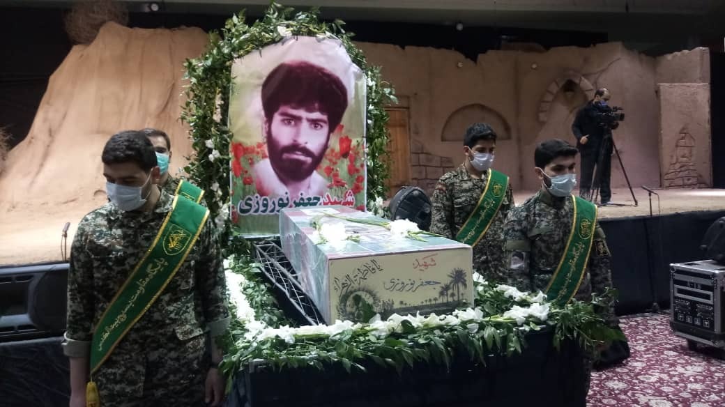 مراسم گرامیداشت شهید نوروزی در مصلای بیت المقدس اراک
