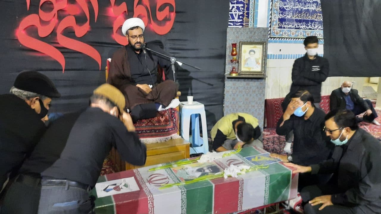 مراسم عزاداری شهادت حضرت زهرا(س) متبرک با حضور شهید جعفر نوروزی