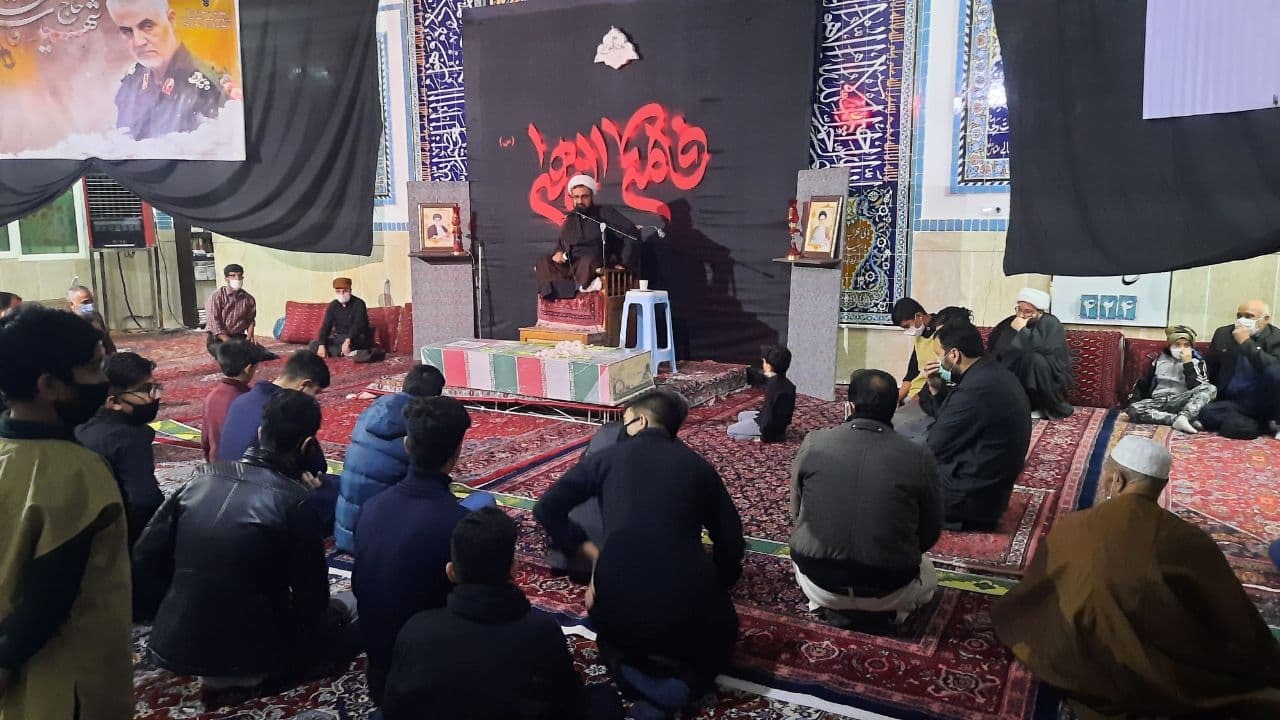مراسم عزاداری شهادت حضرت زهرا(س) متبرک با حضور شهید جعفر نوروزی