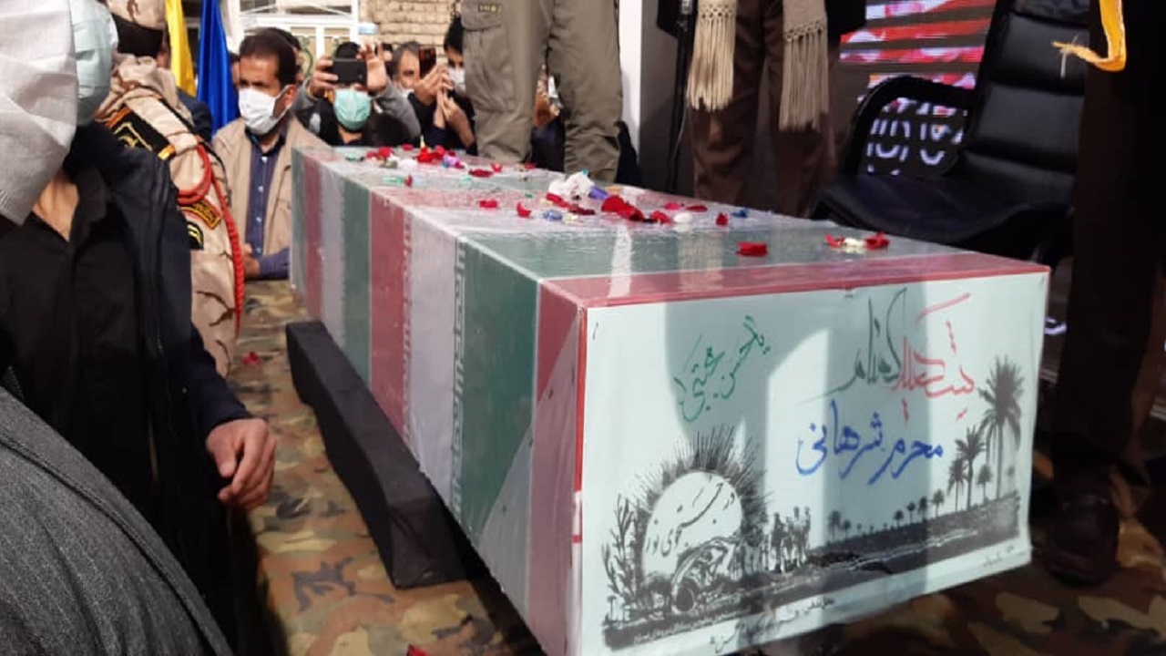 پیکر یک شهید گمنام در قم خاکسپاری شد