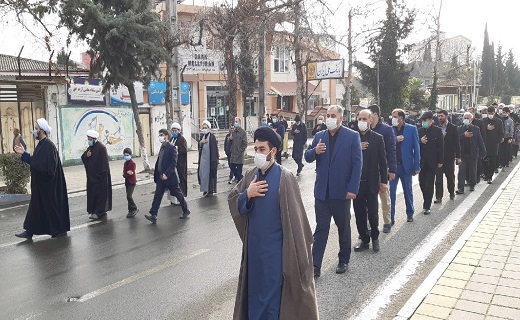 اجتماع فاطمیون در پیاده راه فرهنگی رشت