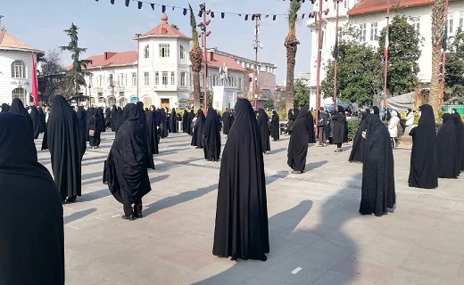 اجتماع فاطمیون در پیاده راه فرهنگی رشت