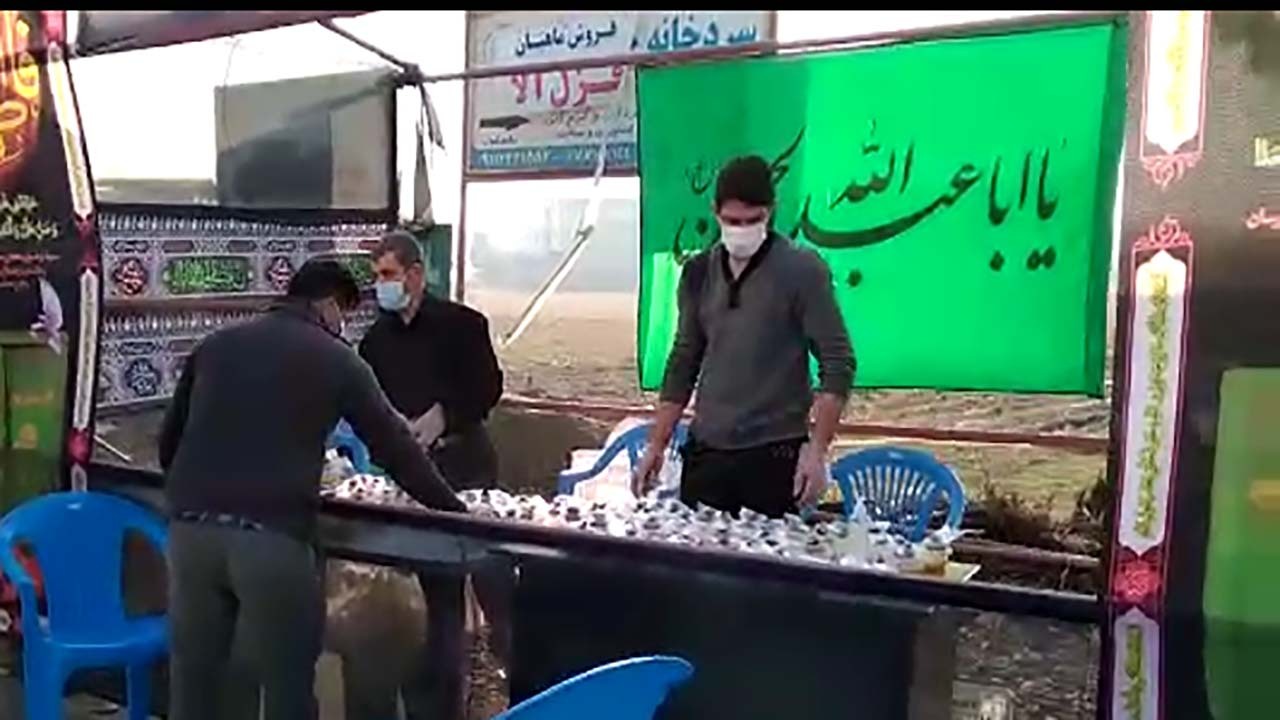 ایستگاه صلواتی شهادت حضرت زهرا(س) در قائمشهر + فیلم