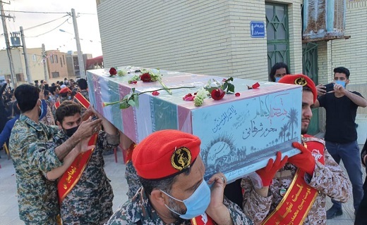 گمنامان بافق آرام گرفتند+تصویر