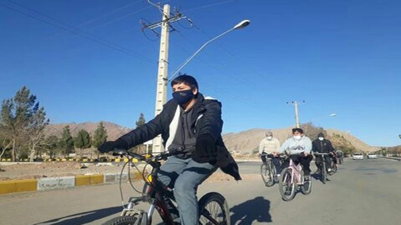 برگزاری همایش دوچرخه سواری در کوهبنان