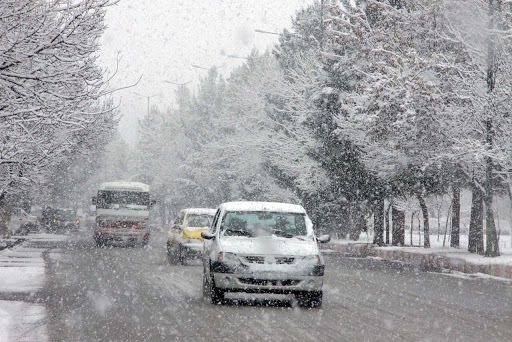 بارش نخستین برف زمستانی در استان همدان