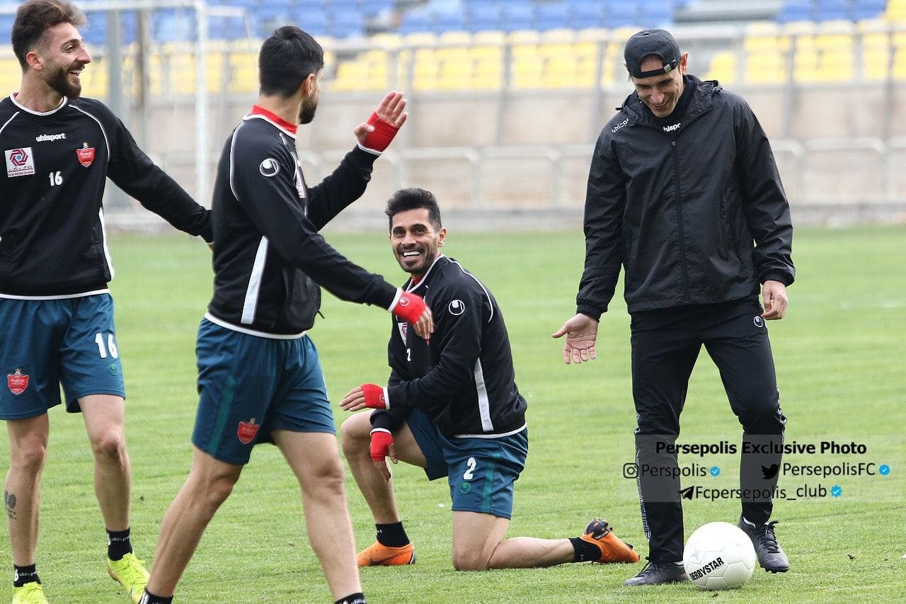 تمرین امروز پرسپولیس/ اصرار گل&zwnj;محمدی بر انجام درست برنامه&zwnj;های تاکتیکی