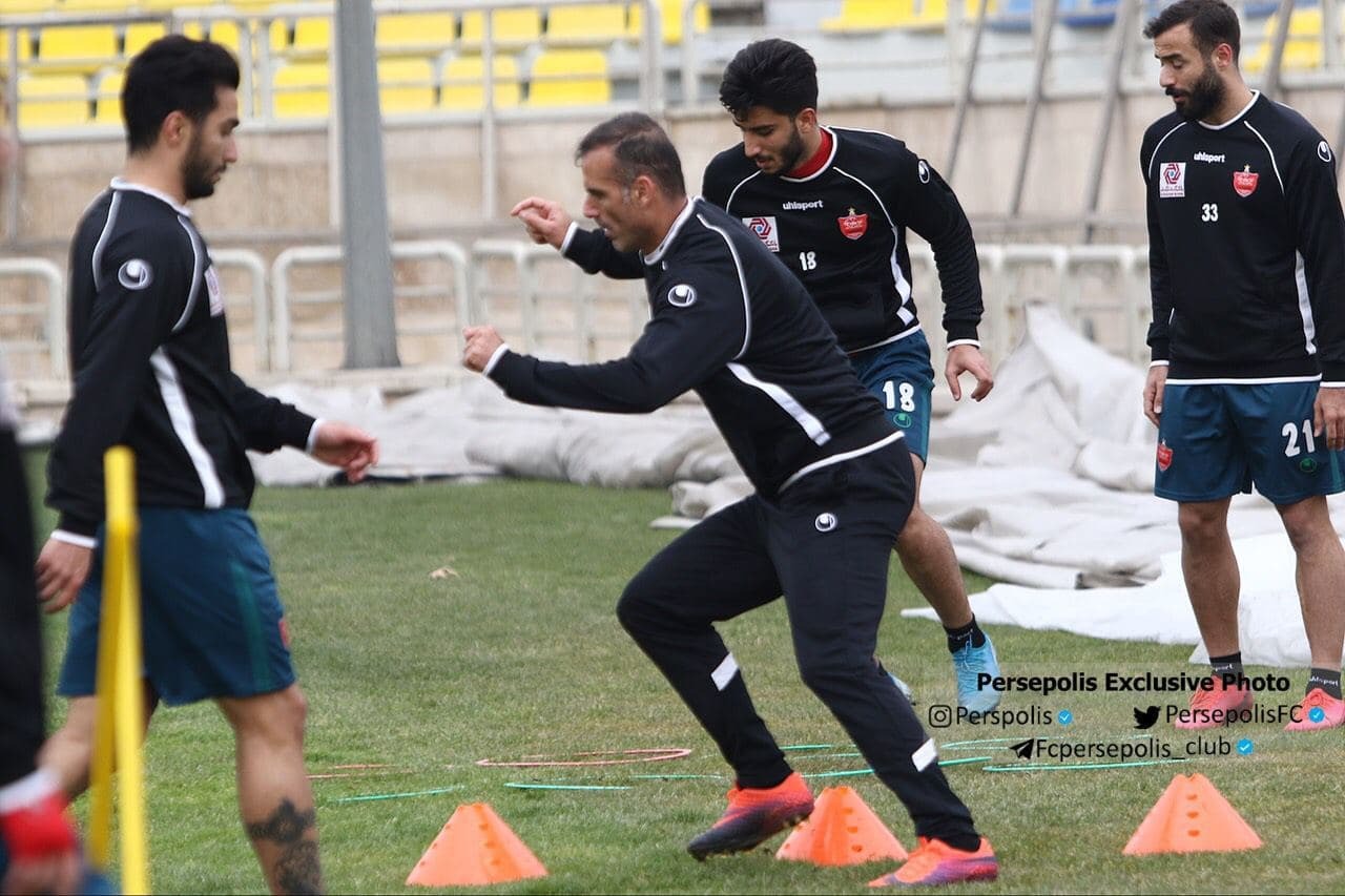 تمرین امروز پرسپولیس/ اصرار گل&zwnj;محمدی بر انجام درست برنامه&zwnj;های تاکتیکی