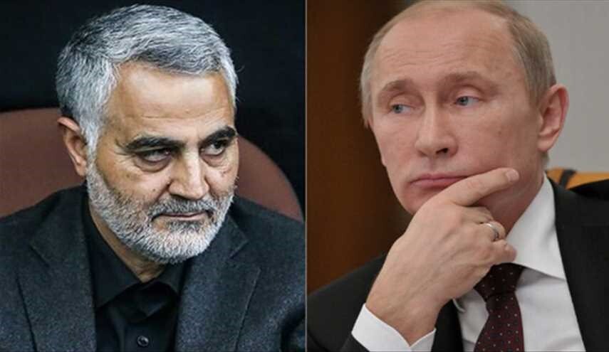 ملاقات تاریخی سردار سلیمانی با پوتین