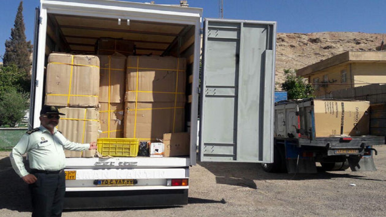انهدام ۵۰۰ میلیون تومان کالای قاچاق در کرمانشاه