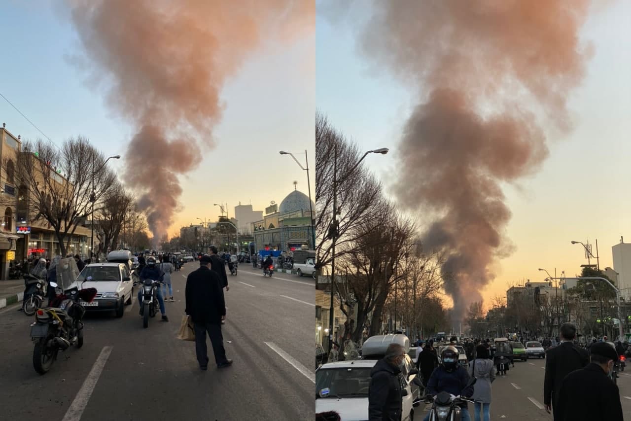 آتش سوزی چندسوله یک انبار باربری در خیابان شوش