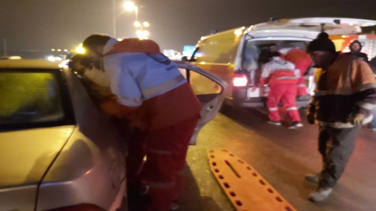 یک مصدوم و یک کشته در سوانح رانندگی قزوین