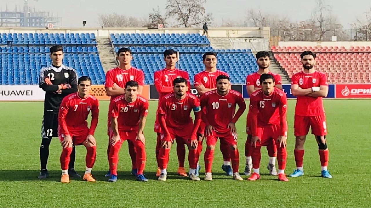 توقف جوانان فوتبال ایران برابر تاجیکستان