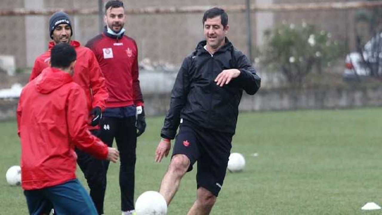 آخرین تمرین پرسپولیس پیش از بازی با نساجی