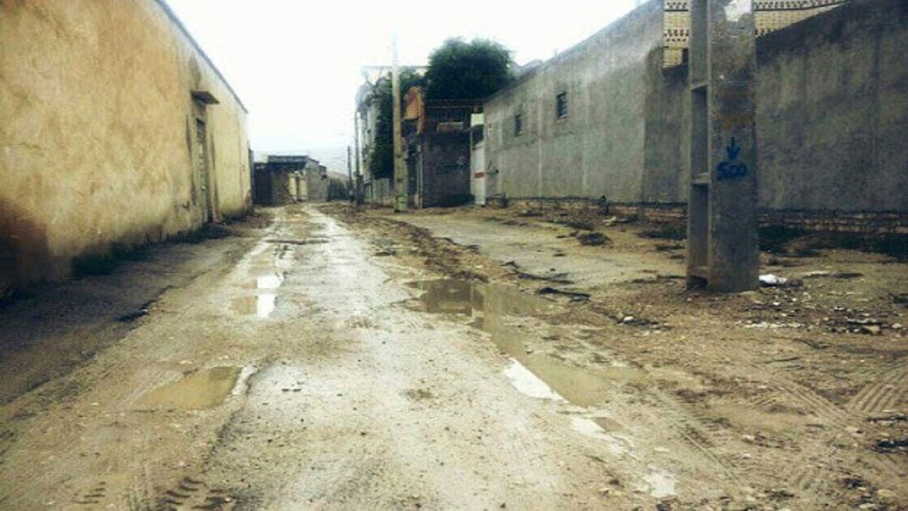 روستای قاسم آباد کوچک و رنگ پریدگی عمران