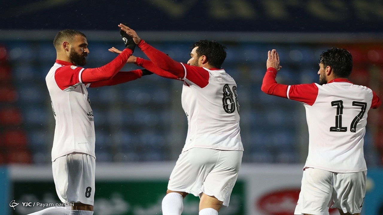 نوراللهی آقای گل پرسپولیس در لیگ برتر فوتبال