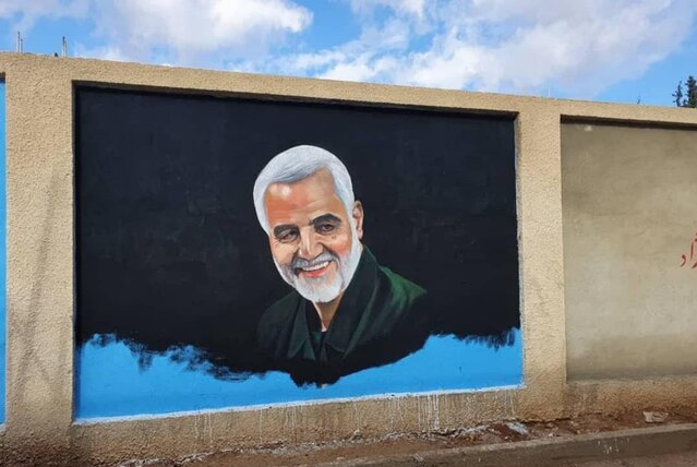 حسرت دیدار سردار سلیمانی و ماجرای آخرین دیوارنگاره حرم حضرت زینب (س)