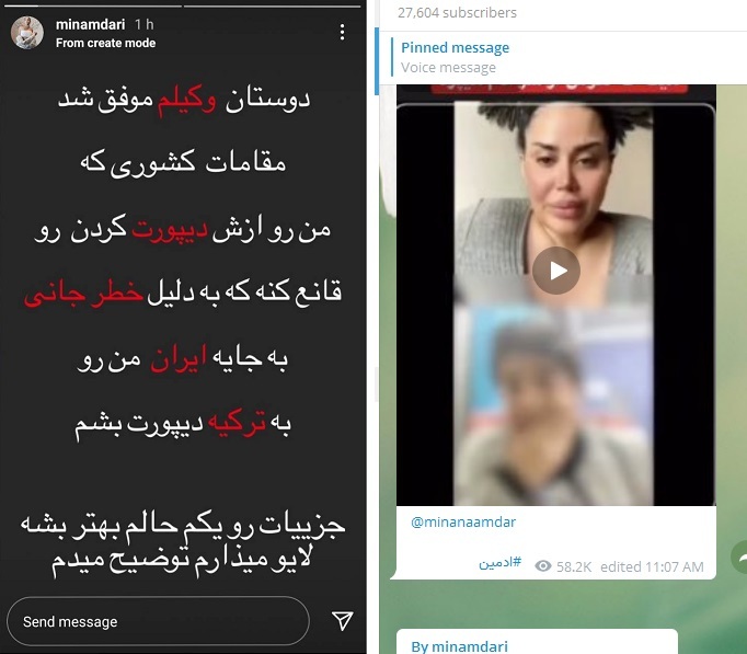 داستان&zwnj;های &laquo;مینا نامداری&raquo;: از لایو جنجالی تا شرط بندی و خبر دستگیری