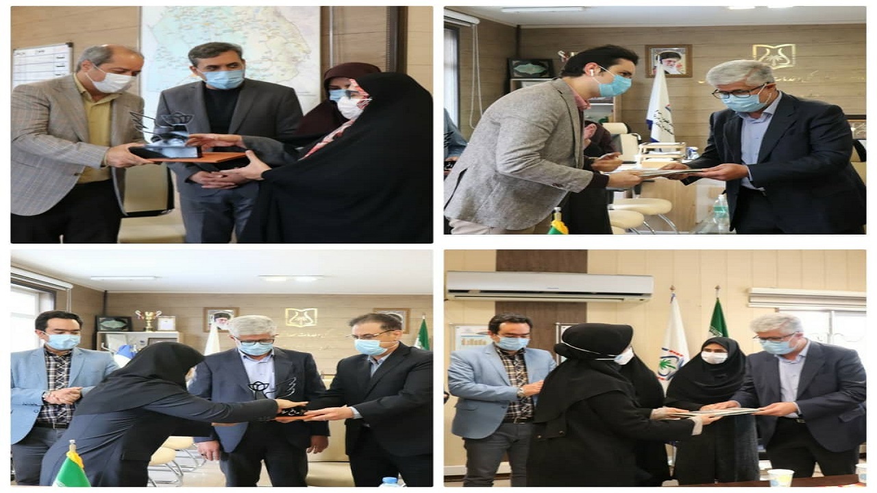 تقدیر از رادیولوژیست ها و پرستاران برگزیده دانشکده علوم پزشکی آبادان