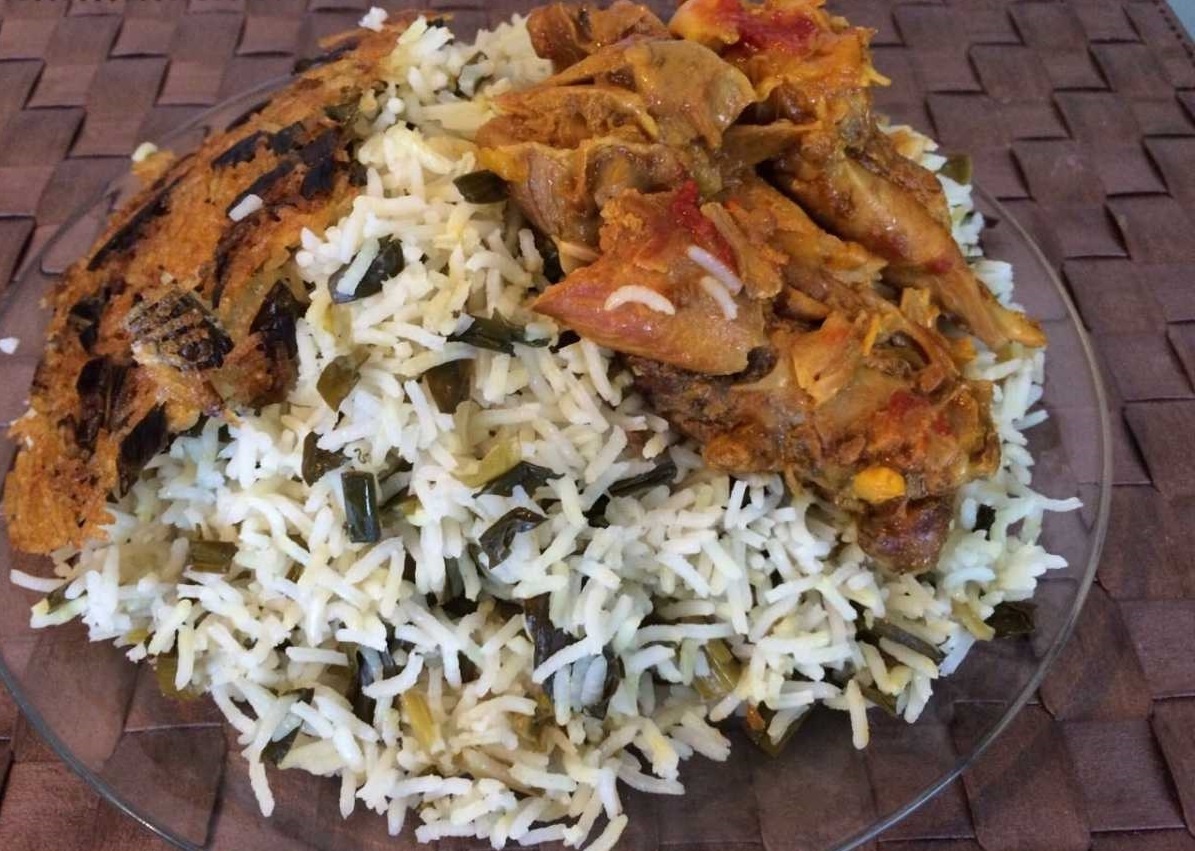 طرز تهیه والک پلو یا سیرک پلو مجلسی تهرانی با انواع گوشت، مرغ یا ماهی