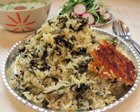 طرز تهیه والک پلو یا سیرک پلو مجلسی تهرانی با انواع گوشت، مرغ یا ماهی