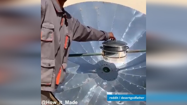 اجاق خورشیدی + فیلم