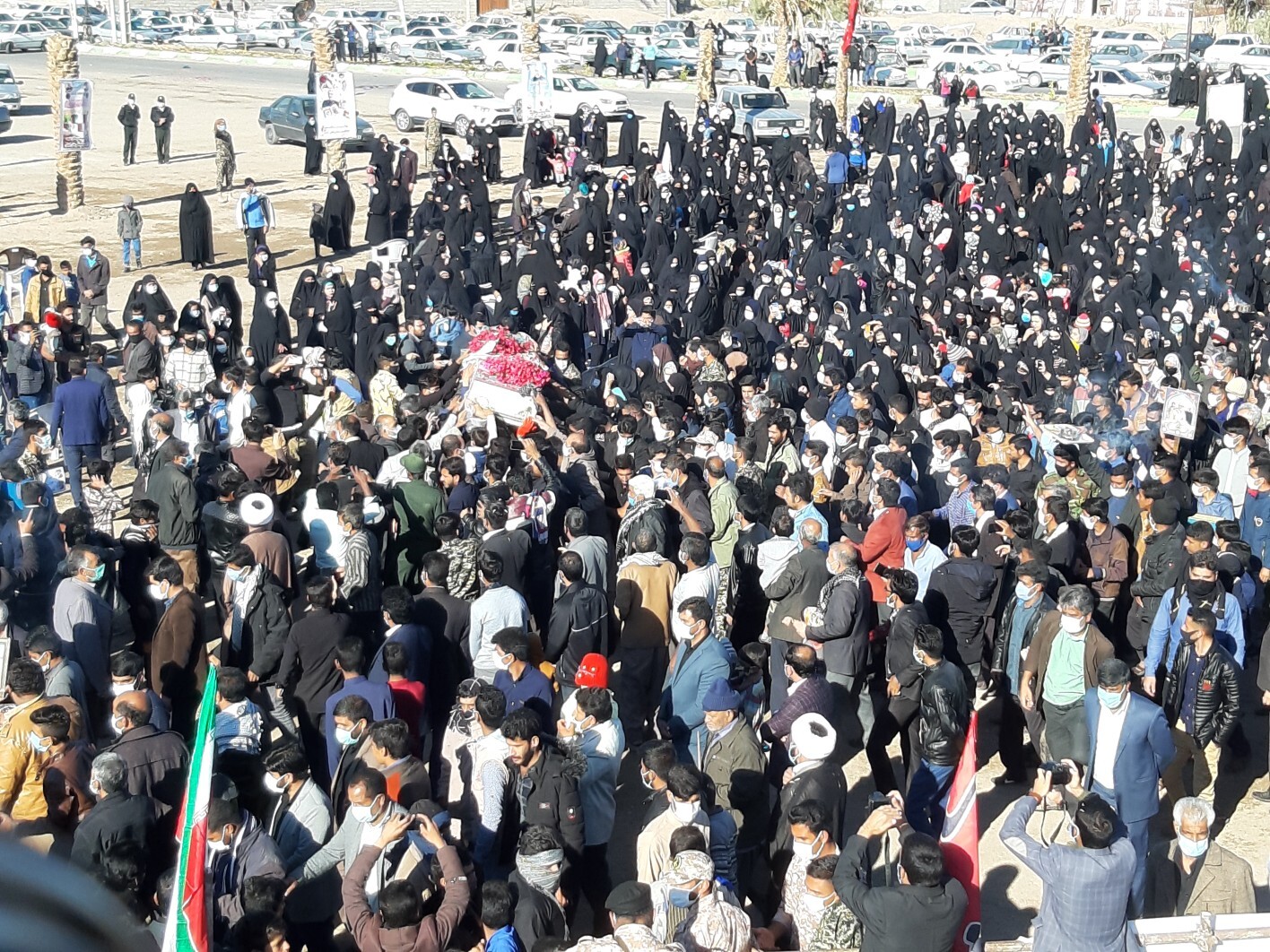 شهید گمنام ۱۷ ساله در ریگان آرام گرفت