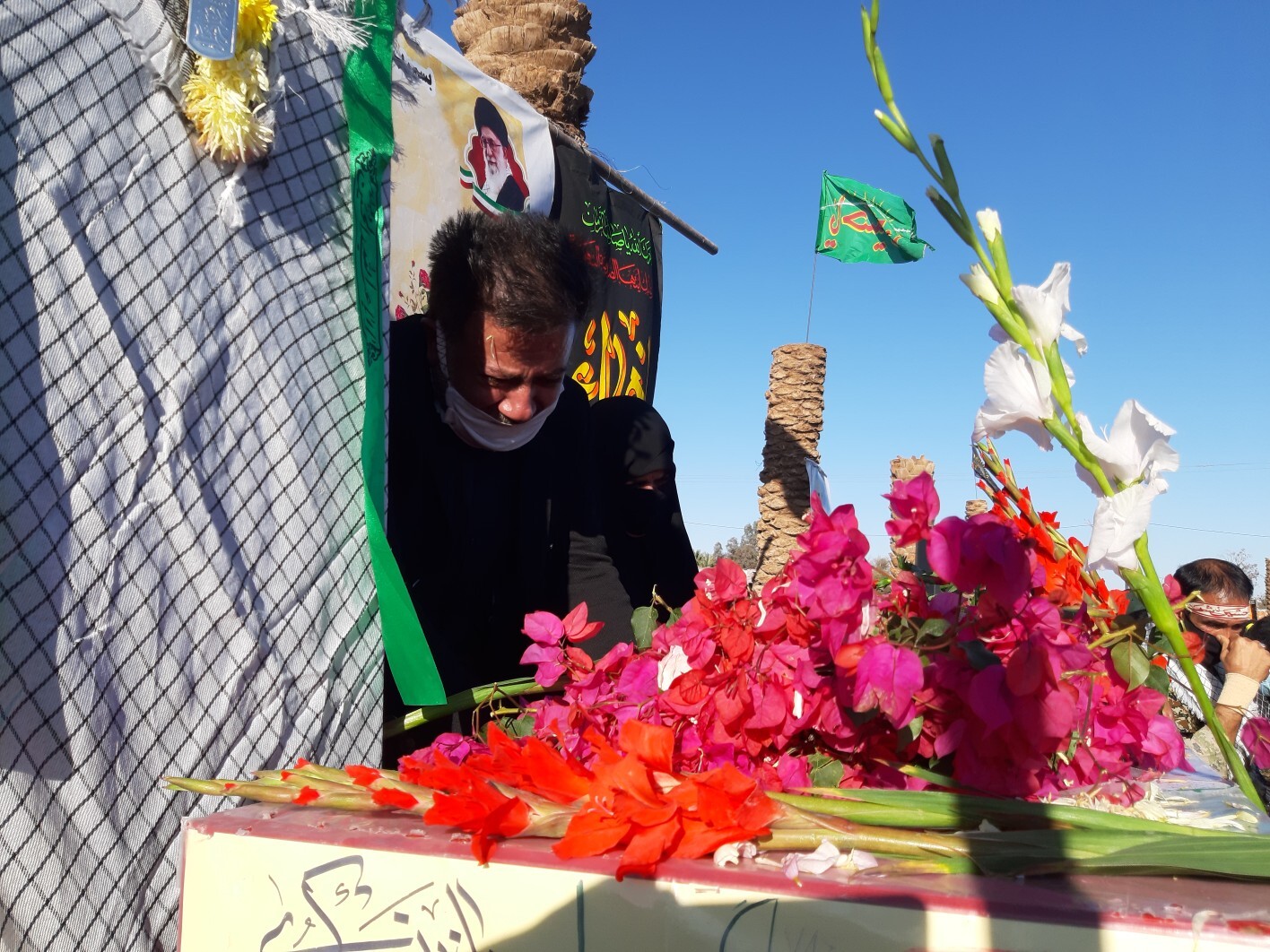 شهید گمنام ۱۷ ساله در ریگان آرام گرفت