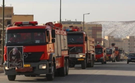مانور خودرویی در شهرستان شهرکرد برگزار شد