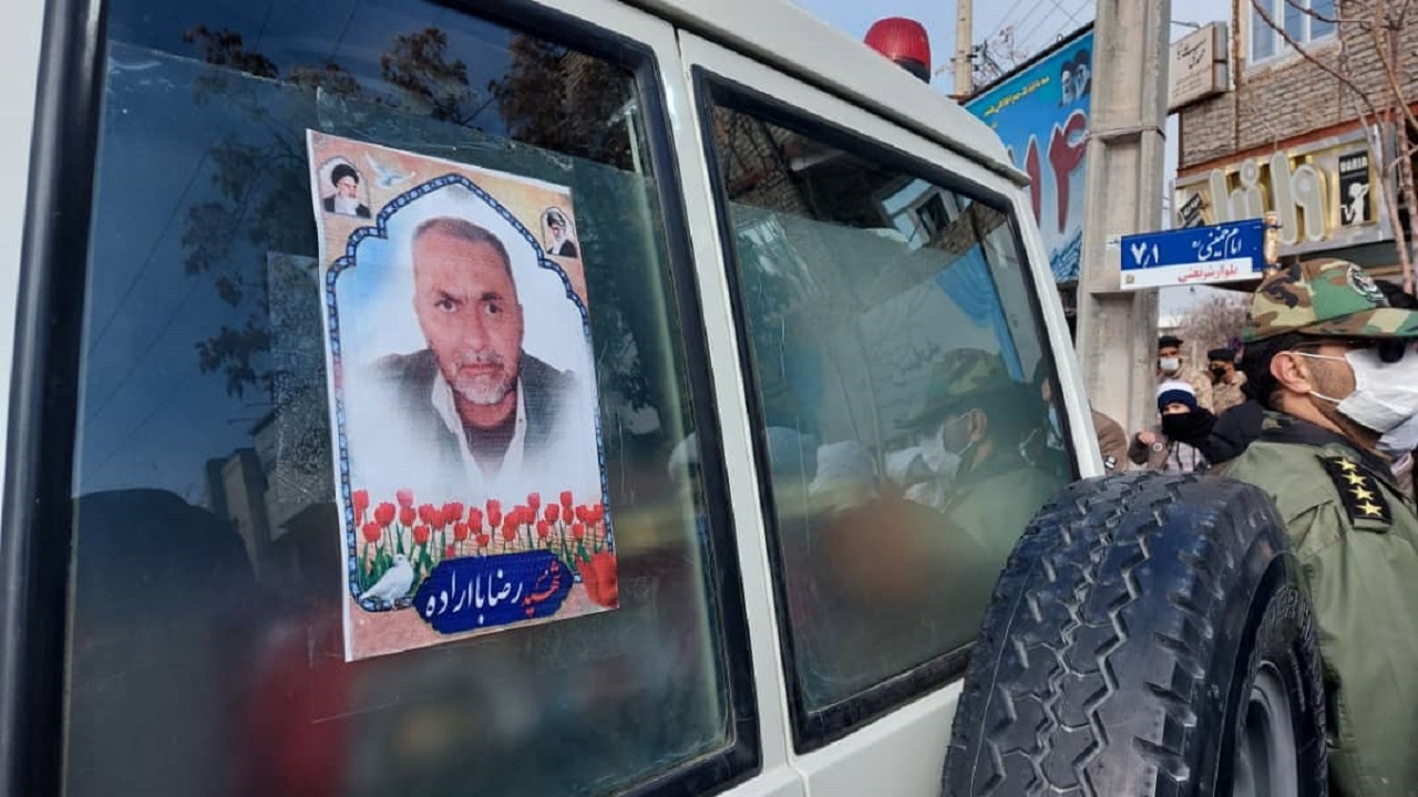 جانباز ۷۰درصد تایبادی آسمانی شد