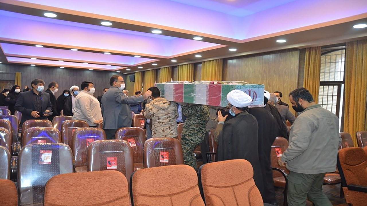 شهید گمنام، میهمان اداره اوقاف کرمان
