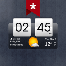 دانلود Sense Flip Clock & Weather 5.83.2 – اپلیکیشن ساعت و هواشناسی