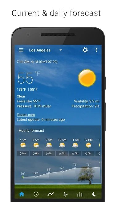 دانلود Sense Flip Clock & Weather 