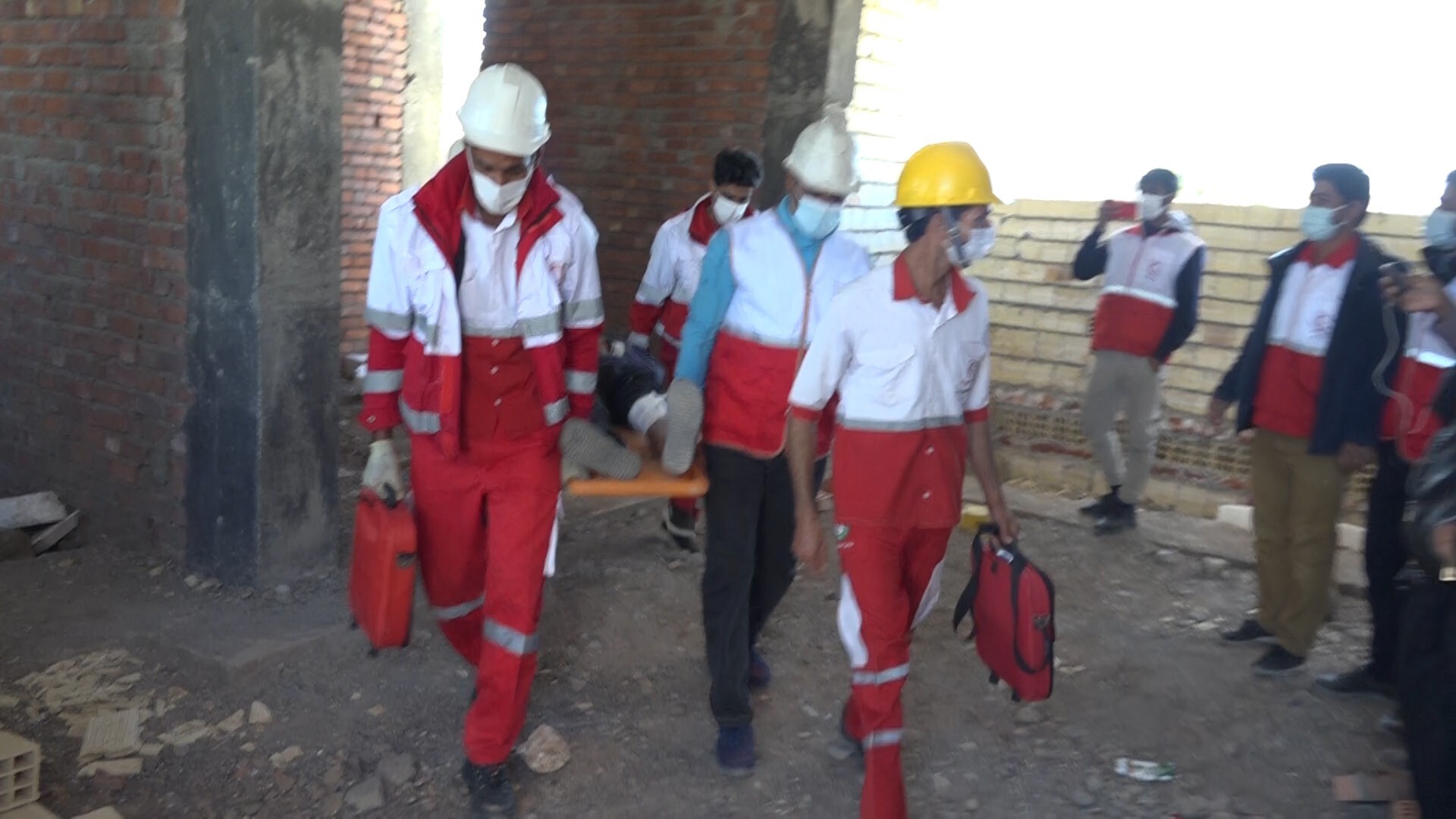 برگزاری مانور زلزله در فهرج