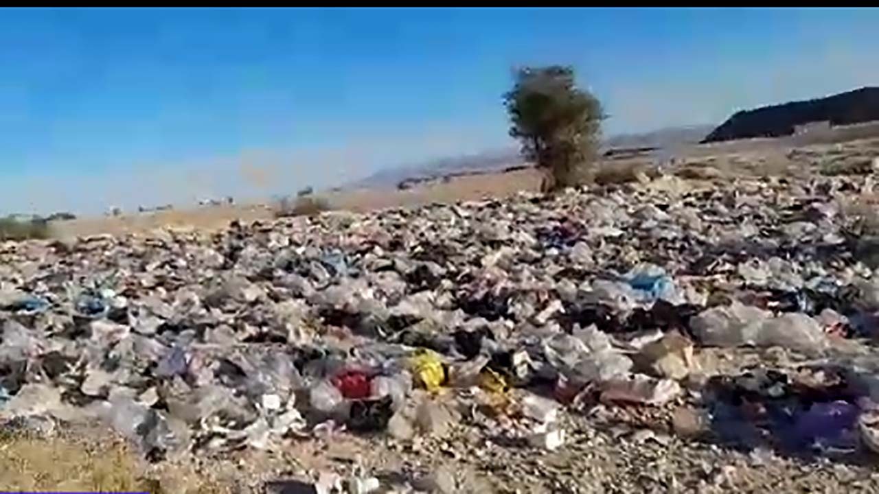 دپوی زباله در طبیعت زیبای روستای خلیلی + فیلم