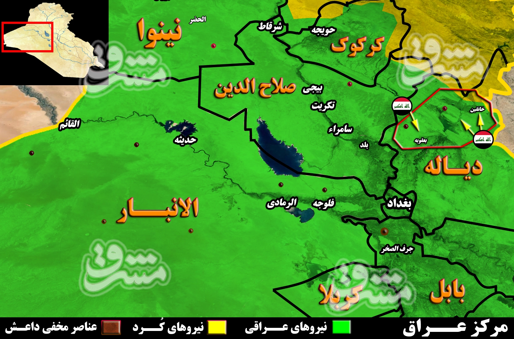 عمیق تر شدن شکاف امنیتی در استان دیاله / آتش&zwnj;زدن دکل&zwnj;ها و ایستگاه&zwnj;های برق شیوه جدید تروریست&zwnj;ها برای ایجاد ناامنی + نقشه میدانی و عکس