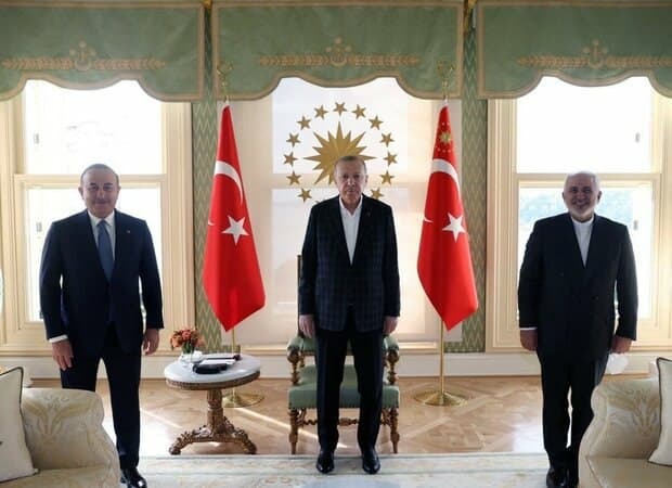 ظریف با اردوغان دیدار و گفت&zwnj;وگو کرد